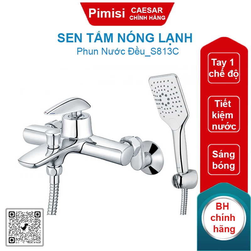 Sen tắm nóng lạnh Caesar S813C 1 chế độ