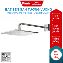 Bát sen gắn tường TOTO DBX115CAMR vuông 200mm