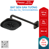 Bát sen gắn tường TOTO TBW02004BB#MBL 2 chế độ màu đen mờ 210mm