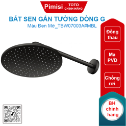 Bát sen gắn tường TOTO TBW07003A#MBL tròn 300mm dòng G màu đen mờ