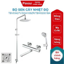 Bộ sen cây TOTO TBV03427V/DGH108ZR/TBW02001BA nhiệt độ Nhật