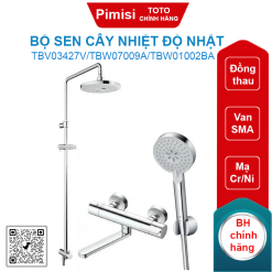 Bộ sen cây TOTO TBV03427V/TBW07009A/TBW01002BA nhiệt độ Nhật