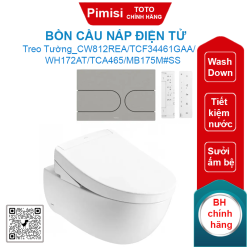 Bồn cầu treo tường TOTO CW812REA/TCF34461GAA/WH172AT/TCA465/MB175M#SS nắp điện tử