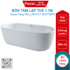 Bồn tắm TOTO FBYN1716CPTE#W gang tráng men 1.7M