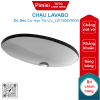 Chậu lavabo TOTO LW1506V#XW âm bàn oval