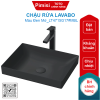 Chậu rửa lavabo TOTO LT4715G17#MBL đặt bàn màu đen mờ