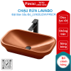 Chậu rửa lavabo TOTO LW630JDW/F#SCR đặt bàn sắc đỏ