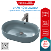 Chậu rửa lavabo TOTO LW896JW/F#ASB đặt bàn xanh tro