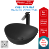 Chậu rửa mặt TOTO LT4704G17#MBL đặt bàn màu đen mờ