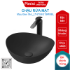 Chậu rửa mặt TOTO LT4704G19#MBL đặt bàn đen mờ
