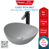Chậu rửa mặt TOTO LT4704G19#MGR đặt bàn màu xám mờ