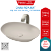 Chậu rửa mặt TOTO LT4706#MBE đặt bàn màu be mờ