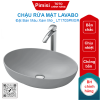 Chậu rửa mặt lavabo TOTO LT1705#MGR đặt bàn màu xám mờ