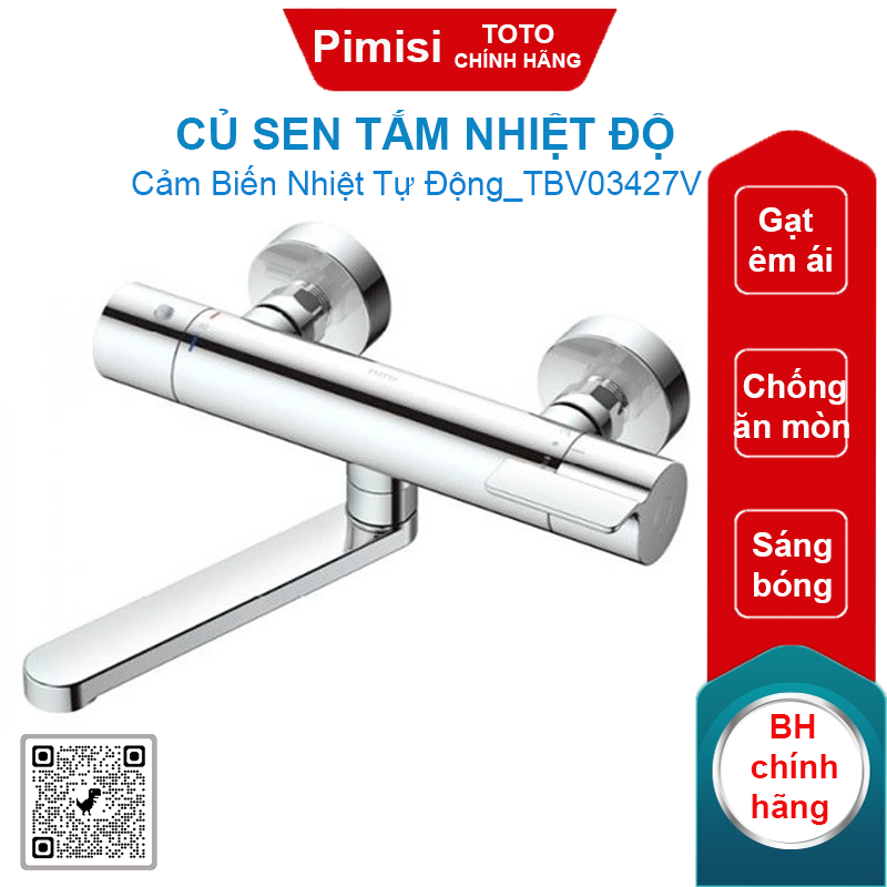 Củ sen tắm TOTO TBV03427V nhiệt độ