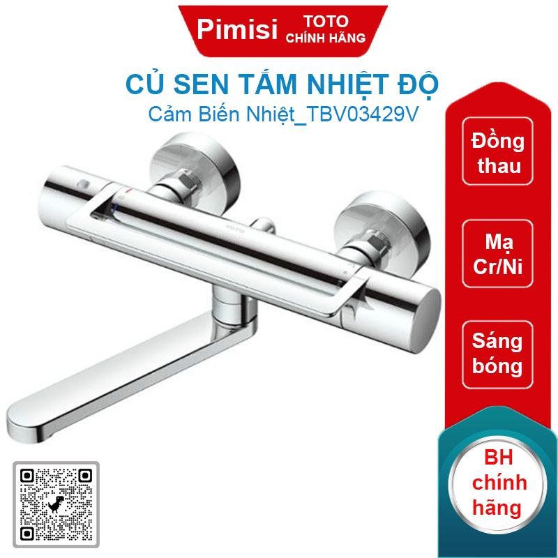 Củ sen tắm TOTO TBV03429V nhiệt độ