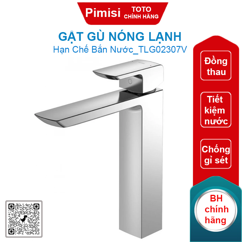 Gật gù nóng lạnh TOTO TLG02307V cổ cao