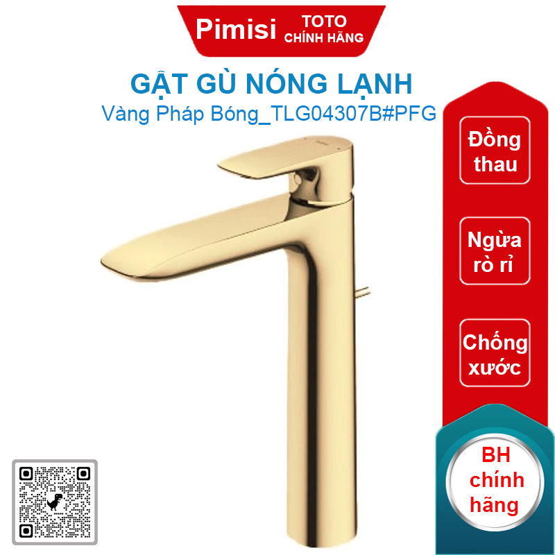 Gật gù nóng lạnh TOTO TLG04307B#PFG cổ cao