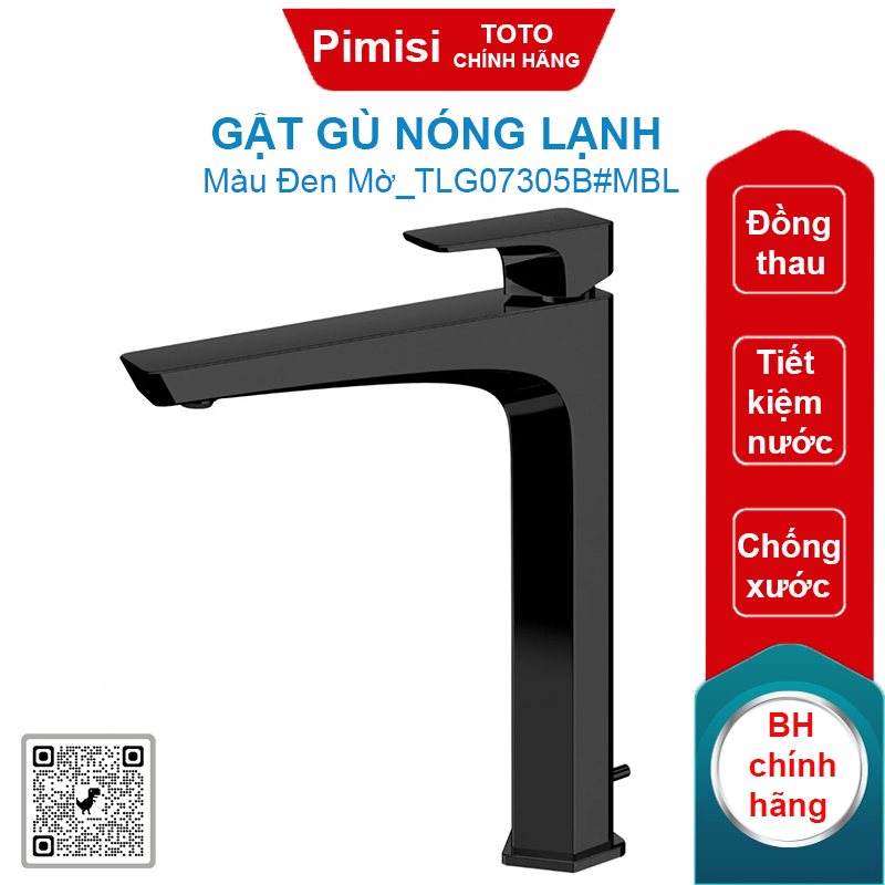 Gật gù nóng lạnh TOTO TLG07305B#MBL cổ cao