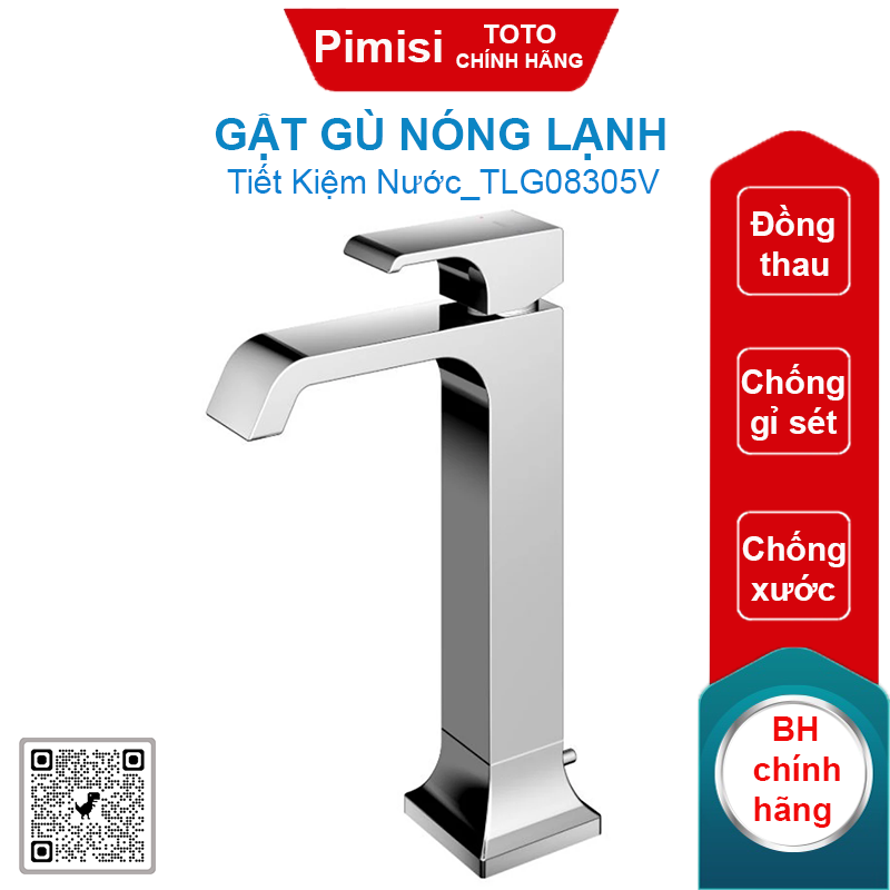 Gật gù nóng lạnh TOTO TLG08305V cổ cao