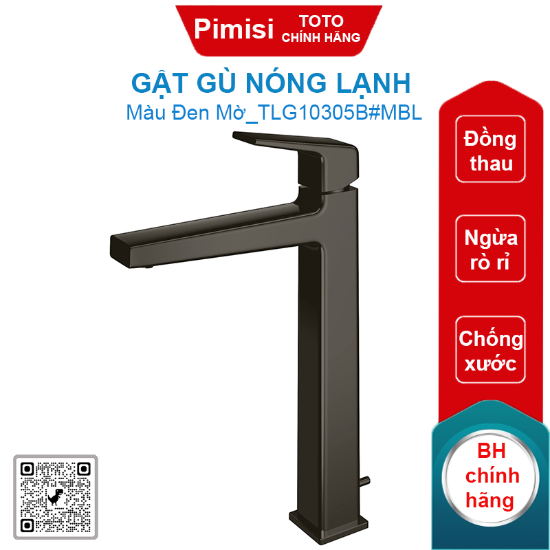 Gật gù nóng lạnh TOTO TLG10305B#MBL cổ cao