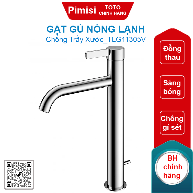 Gật gù nóng lạnh TOTO TLG11305V cổ cao