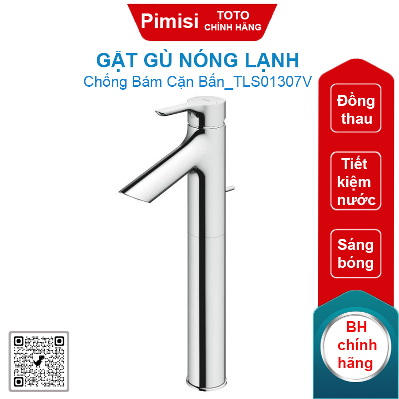 Gật gù nóng lạnh TOTO TLS01307V cổ cao