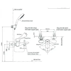 Alternative view of Củ sen tắm TOTO TBG01302VA nóng lạnh