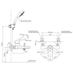 Alternative view of Củ sen tắm TOTO TBG10302VA nóng lạnh