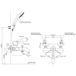 Alternative view of Củ sen tắm TOTO TBG11302VA nóng lạnh