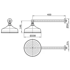 Alternative view of Bát sen gắn tường TOTO TX488SCZ CURIO