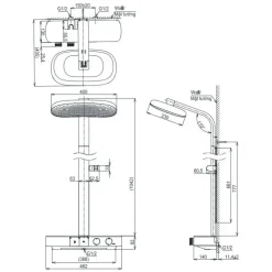 Alternative view of Sen cây nhiệt độ TOTO TBW14SC0A 400x230mm dòng G