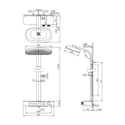 Alternative view of Sen cây nhiệt độ TOTO TBW14UC0A dòng G