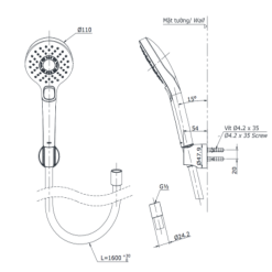 Alternative view of Sen cây TOTO TBG01302VA/TBW01010A/TBW01002BA nóng lạnh