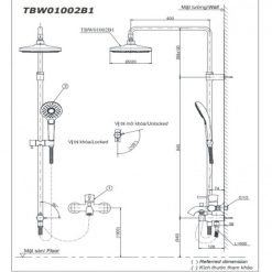 Alternative view of Sen cây TOTO TBG03302VA/TBW01010A/TBW01002BA nóng lạnh