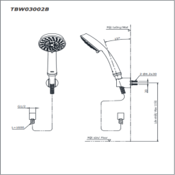 Alternative view of Sen cây TOTO TBW01002BA/TBW03002B/TBS04302V nóng lạnh