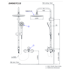 Alternative view of Sen cây TOTO TTMR302V/DGH104ZR/DM907C1S nóng lạnh