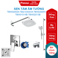 Sen Tắm Toto TBW02003A TBG10304VA TBW02005V TBW01015B TBW02013B âm tường