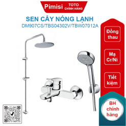 Sen cây TOTO DM907CS/TBS04302V/TBW07012A nóng lạnh