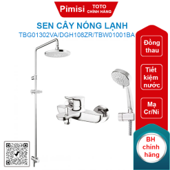 Sen cây TOTO TBG01302VA/DGH108ZR/TBW01001BA nóng lạnh
