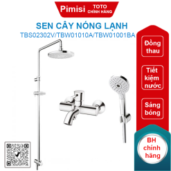 Sen cây TOTO TBS02302V/TBW01010A/TBW01001BA nóng lạnh