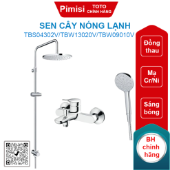 Sen cây TOTO TBS04302V/TBW13020V/TBW09010V nóng lạnh