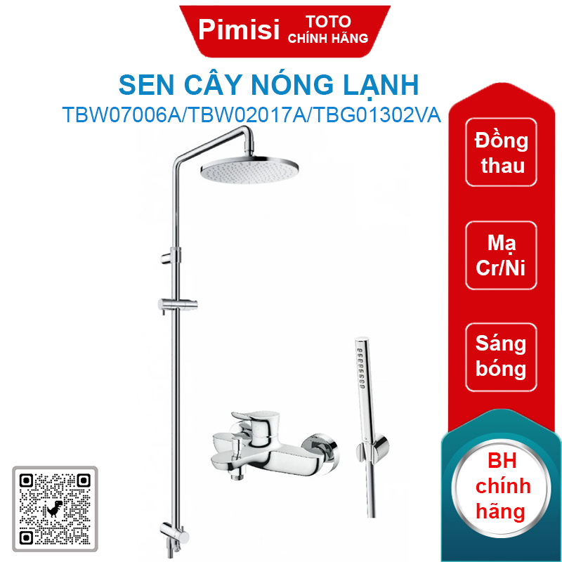 Sen cây TOTO TBW07006A/TBW02017A/TBG01302VA nóng lạnh