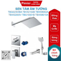 Sen tắm Toto TBG02303BA TBV02104B TBW08002A TBW02005V TBG10001B TBW08010A âm tường 3 đường nước