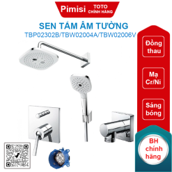 Sen tắm Toto TBP02302B/TBW02004A/TBW02006V âm tường