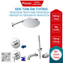 Sen tắm Toto TBS02303B TBV01104B TBW07002A TBW02017A TBS02001B TBW07021A âm tường 3 đường nước