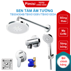 Sen tắm Toto TBS04304B/TBW01008V/TBW01003A​ âm tường
