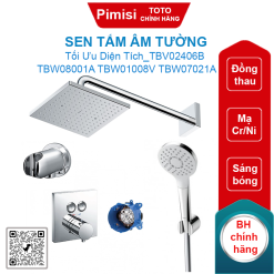 Sen tắm Toto TBV02406B TBW08001A TBW01008V TBW07021A âm tường