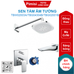 Sen tắm Toto TBW02003A/TBG04304B/TBG02001B âm tường