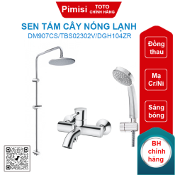 Sen tắm cây TOTO DM907CS/TBS02302V/DGH104ZR nóng lạnh