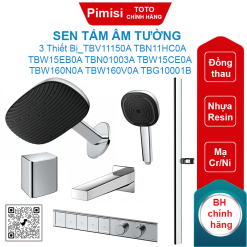 Sen tắm Toto TBV11150A TBN11HC0A TBW15EB0A TBN01003A TBW15CE0A TBW160N0A TBW160V0A TBG10001B 3 thiết bị